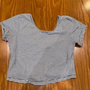 Brandy Melville striped crop top shirt